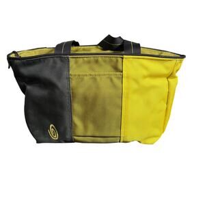 Timbuk2 Green & Gray Gorpcore Medium Casual Cargo Tote Bag - 90s Style - Zip Top